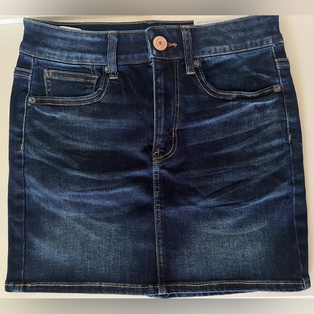 American Eagle Hi-Rise Mini Skirt Next Level Stretch